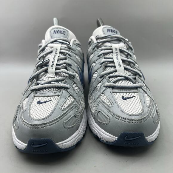 Youth's 6.5 / Women's 8 - Nike P-6000 Gray Blue Mesh Running Low Shoes Sneakers - Picture 2 of 8